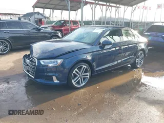 2018 Audi A3 Sedan Premium with VIN WAUAUGFFXJ1022965, listed as a IAAI auction lot 41533808 with 62,212 mi miles. Bid and sale history available at carsss.com. Image 19.