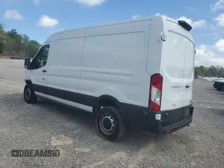 2024 Ford Transit Cargo with VIN 1FTBR1C87RKB33457, listed as a Copart auction lot 49390855 with 5,893 mi miles and Salvage Title. Bid and sale history available at DreamBid. Image 2.