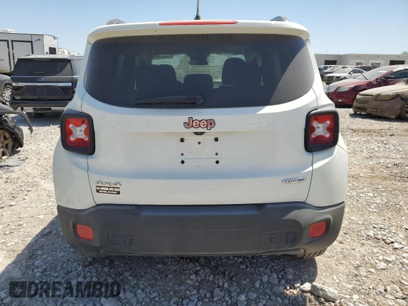 2017 Jeep Renegade Latitude z VIN ZACCJBBB3HPG48457, wystawiony jako Copart lot #46483275 z przebiegiem 105 298 mil mil oraz Szkody całkowita. Historia ofert i sprzedaży dostępna na DreamBid. Obrazek 6.