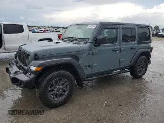 2024 Jeep Wrangler Sport с VIN 1C4PJXKN9RW214962, выставлен на аукционе Copart как лот 55745245 с пробегом 25 491 миль миль и Списание • Salvage title. История ставок и продаж доступна на DreamBid. Изображение 4.