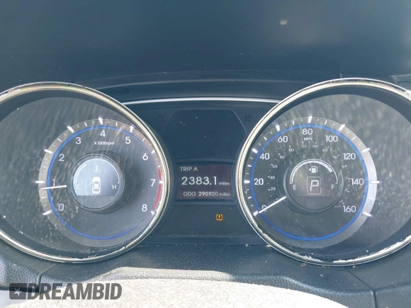 2013 Hyundai Sonata Limited with VIN 5NPEC4AC5DH676109, listed as a IAAI auction lot 41993081 with 290,920 mi miles and . Bid and sale history available at carsss.com. Image 7.