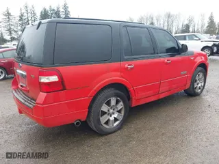 2008 Ford Expedition Limited with VIN 1FMFU20508LA36640, listed as a IAAI auction lot 41873154 with 185,826 mi miles. Bid and sale history available at carsss.com. Image 4.