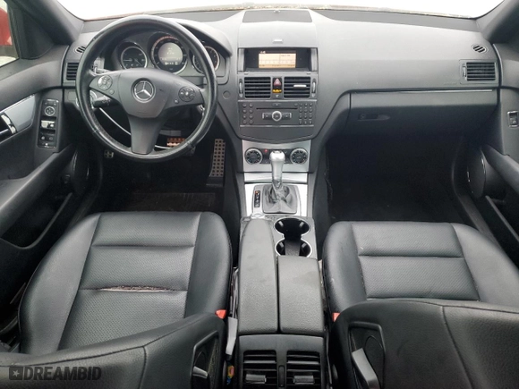 2009 Mercedes-Benz C-Class 3.0L Sport with VIN WDDGF54X49F233221, listed as a Copart auction lot 51239705 with 171,756 mi miles and Salvage Title. Bid and sale history available at carsss.com. Image 8.