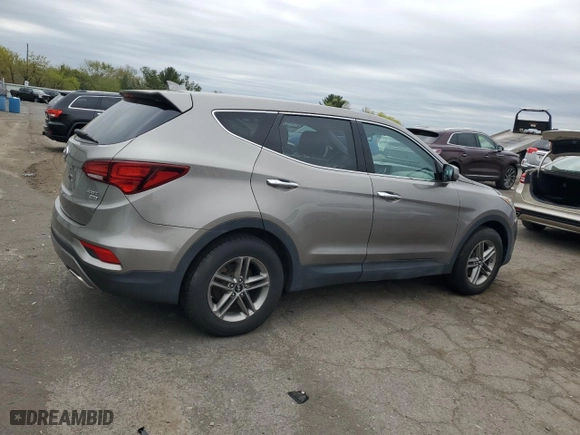 2017 Hyundai Santa Fe Sport 2.4L with VIN 5XYZTDLB1HG418494, listed as a Copart auction lot 53933345 with 120,282 mi miles and Salvage Title. Bid and sale history available at carsss.com. Image 3.