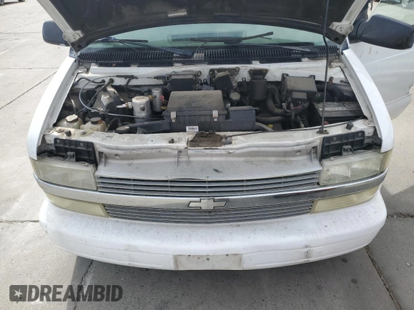 2002 Chevrolet Astro with VIN 1GNDM19X12B130153, listed as a Copart auction lot 78540554 with 176,023 mi miles and Salvage Title. Bid and sale history available at carsss.com. Image 12.
