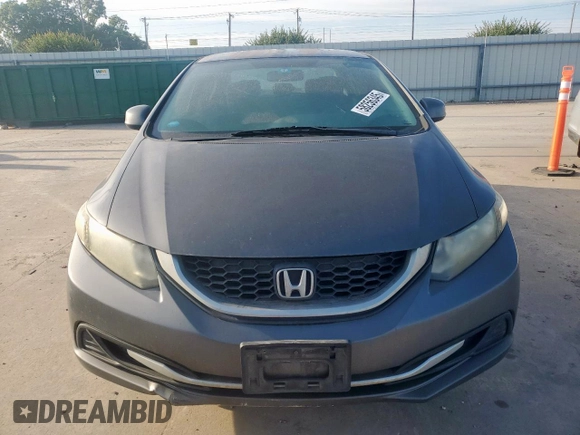 2013 Honda Civic LX z VIN 2HGFB2F50DH502593, wystawiony jako Copart lot #58256345 z przebiegiem 178 975 mil mil oraz Szkoda całkowita • Salvage title. Historia ofert i sprzedaży dostępna na DreamBid. Obrazek 5.