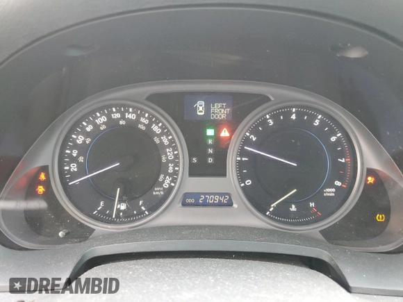 2008 Lexus IS 250 with VIN JTHCK262582026538, listed as a Copart auction lot 60037955 with 270,942 mi miles and Clean title. Bid and sale history available at DreamBid. Image 9.