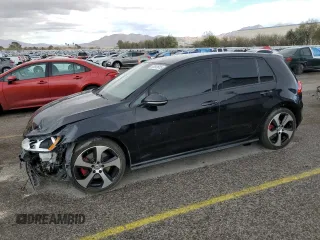 2016 Volkswagen Golf GTI SE with VIN 3VW5T7AU0GM034466, listed as a Copart auction lot 47841615 with 77,966 mi miles and Salvage Title. Bid and sale history available at carsss.com. Image 1.