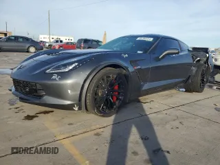 2017 Chevrolet Corvette Z06 3LZ with VIN 1G1YU2D6XH5607015, listed as a Copart auction lot 83753354 with 19,201 mi miles and Salvage Title. Bid and sale history available at carsss.com. Image 1.