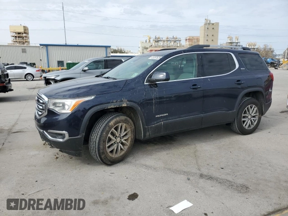 2017 GMC Acadia SLE with VIN 1GKKNLLS7HZ200913, listed as a Copart auction lot 45397625 with 155,432 mi miles and Salvage Title. Bid and sale history available at carsss.com. Image 1.