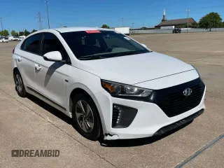 2018 Hyundai Ioniq SEL z VIN KMHC75LC7JU103322, wystawiony jako Copart lot #55599595 z przebiegiem 141 970 mil mil oraz Czysty tytuł • Clean title. Historia ofert i sprzedaży dostępna na DreamBid. Obrazek 1.