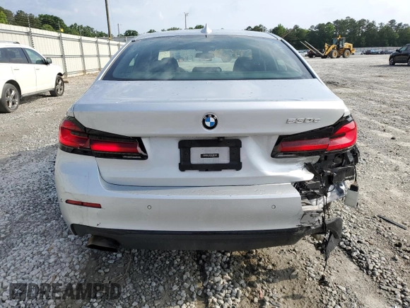 2021 BMW 5 Series 530e with VIN WBA13AG03MCG57984, listed as a Copart auction lot 53390224 with 68,634 mi miles and . Bid and sale history available at carsss.com. Image 6.