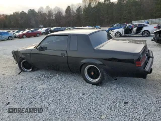 1987 Buick Regal with VIN 1G4GJ1174HP443571, listed as a Copart auction lot 83341634 with 53,709 mi miles and Salvage Title. Bid and sale history available at DreamBid. Image 2.