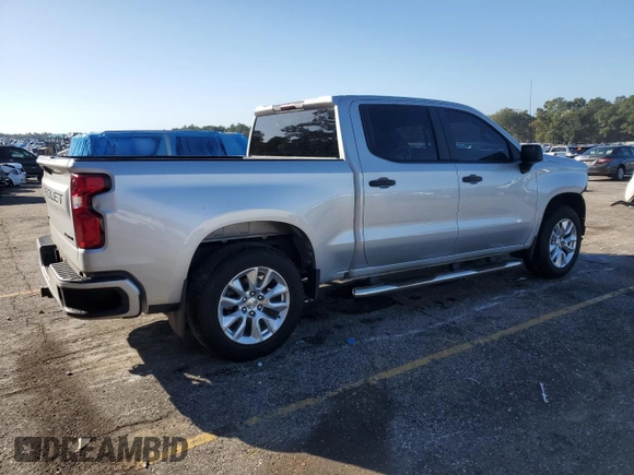 2020 Chevrolet Silverado 1500 Custom with VIN 1GCPWBEF8LZ374877, listed as a Copart auction lot 84509944 with 109,835 mi miles and Salvage Title. Bid and sale history available at carsss.com. Image 3.
