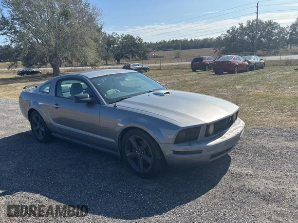 2007 Ford Mustang Deluxe with VIN 1ZVFT80N975342231, listed as a Copart auction lot 88990895 with 175,676 mi miles and Clean Title. Bid and sale history available at carsss.com. Image 1.