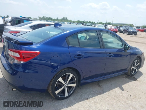 2018 Subaru Impreza Special Sports with VIN 4S3GKAM69J3616194, listed as a IAAI auction lot 42116203 with 69,845 mi miles and . Bid and sale history available at DreamBid. Image 4.