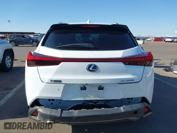 2020 Lexus UX 250h F Sport with VIN JTHR9JBH4L2030101, listed as a IAAI auction lot 42147931 with 69,714 mi miles and . Bid and sale history available at DreamBid. Image 17.