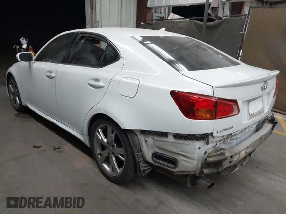 2009 Lexus IS 250 with VIN JTHBK262195091981, listed as a IAAI auction lot 42369640 with 103,456 mi miles and . Bid and sale history available at DreamBid. Image 3.