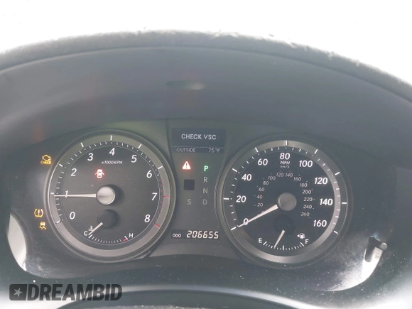 2008 Lexus ES 330 с VIN JTHBJ46G582273581, выставлен на аукционе IAAI как лот 42467742 с пробегом 206 655 миль миль и . История ставок и продаж доступна на DreamBid. Изображение 7.