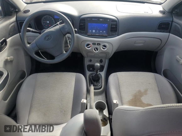 2011 Hyundai Accent GLS z VIN KMHCN4AC8BU534935, wystawiony jako Copart lot #44384775 z przebiegiem 137 328 mil mil oraz Szkoda całkowita • Salvage title. Historia ofert i sprzedaży dostępna na DreamBid. Obrazek 8.