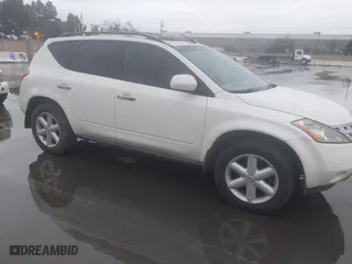 2004 Nissan Murano SL with VIN JN8AZ08T54W205958, listed as a IAAI auction lot 41490187 with 165,659 mi miles. Bid and sale history available at carsss.com. Image 1.