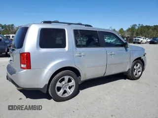 2013 Honda Pilot EX-L with VIN 5FNYF3H55DB010257, listed as a Copart auction lot 47375155 with 244,586 mi miles and Salvage Title. Bid and sale history available at DreamBid. Image 3.