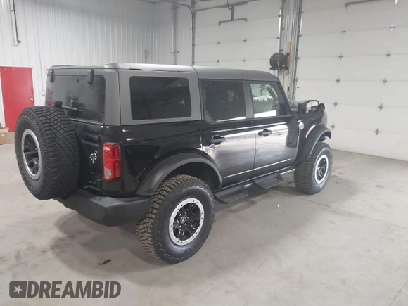 2024 Ford Bronco Big Bend with VIN 1FMDE7BH2RLA67771, listed as a IAAI auction lot 41836136 with 5,496 mi miles and . Bid and sale history available at DreamBid. Image 4.