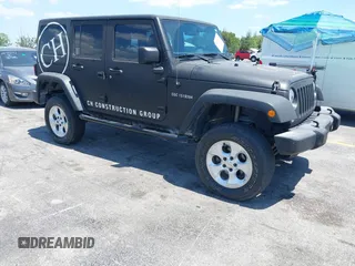 2016 Jeep Wrangler Unlimited Sport with VIN 1C4BJWDG8GL329912, listed as a IAAI auction lot 42224625 with 115,367 mi miles and . Bid and sale history available at DreamBid. Image 1.