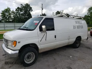 2000 Ford Econoline Cargo with VIN 1FTSS34F9YHA01907, listed as a Copart auction lot 60303835 with 239,839 mi miles and Salvage title. Bid and sale history available at DreamBid. Image 1.