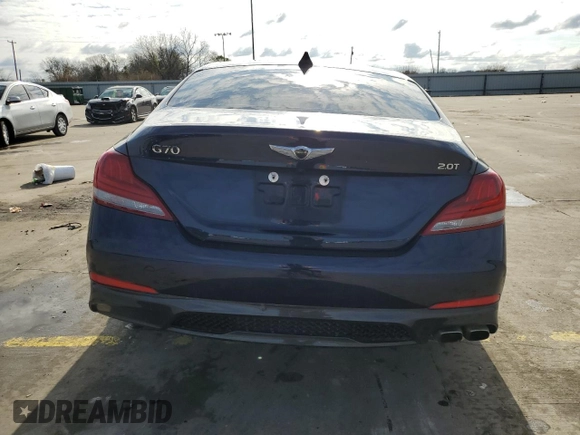 2019 Genesis G70 Advanced z VIN KMTG64LA4KU036568, wystawiony jako Copart lot #72016542 z przebiegiem 54 217 mil mil oraz . Historia ofert i sprzedaży dostępna na DreamBid. Obrazek 6.