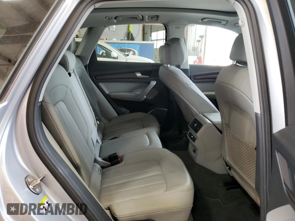 2021 Audi Q5 Premium with VIN WA1G2AFY9M2048564, listed as a Copart auction lot 89156695 with 59,950 mi miles and Salvage title. Bid and sale history available at DreamBid. Image 11.