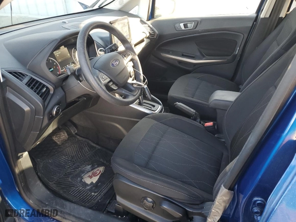 2022 Ford EcoSport SE with VIN MAJ6S3GL8NC458886, listed as a Copart auction lot 42443515 with 1,377 mi miles and Salvage Title. Bid and sale history available at carsss.com. Image 7.
