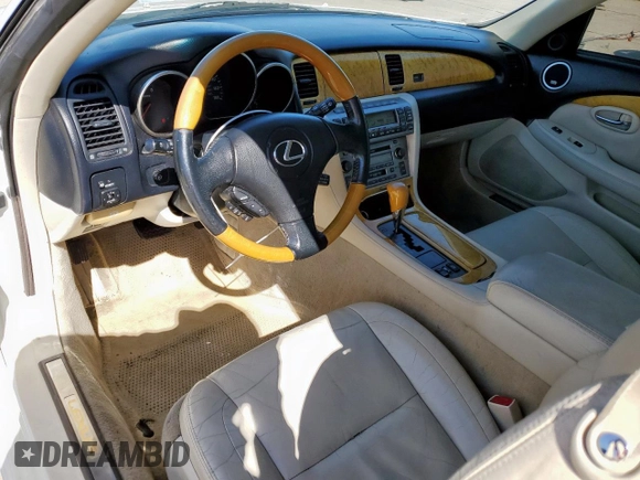 2003 Lexus SC with VIN JTHFN48Y530041692, listed as a Copart auction lot 46795655 with 162,674 mi miles and Clean Title. Bid and sale history available at carsss.com. Image 8.