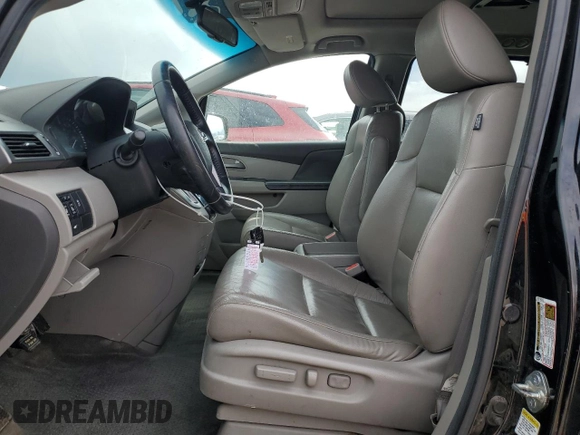 2011 Honda Odyssey EX-L with VIN 5FNRL5H67BB001266, listed as a Copart auction lot 48247265 with 160,524 mi miles and Salvage Title. Bid and sale history available at DreamBid. Image 7.