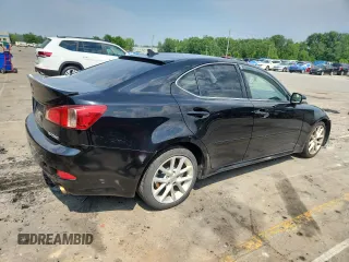 2011 Lexus IS 250 with VIN JTHCF5C28B5044712, listed as a Copart auction lot 62860335 with 126,814 mi miles and Salvage title. Bid and sale history available at DreamBid. Image 3.