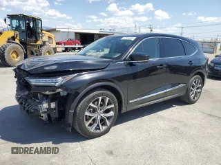 2023 Acura MDX Technology z VIN 5J8YD9H45PL002520, wystawiony jako Copart lot #51916355 z przebiegiem 28 040 mil mil oraz Szkoda całkowita • Salvage title. Historia ofert i sprzedaży dostępna na DreamBid. Obrazek 1.