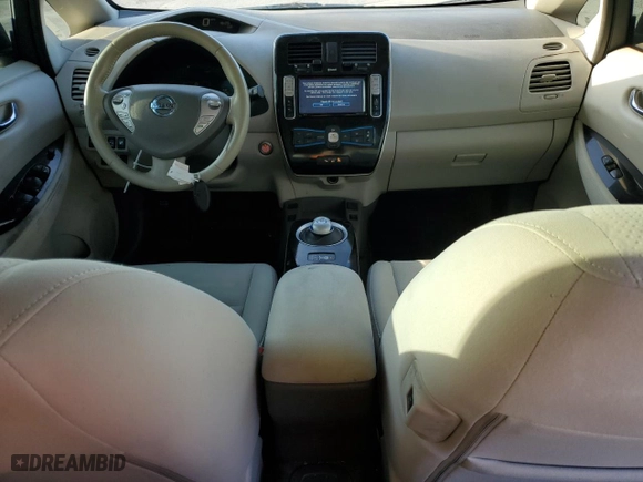 2015 Nissan LEAF SL with VIN 1N4AZ0CP8FC331747, listed as a Copart auction lot 44570235 with 74,955 mi miles and Salvage Title. Bid and sale history available at carsss.com. Image 8.