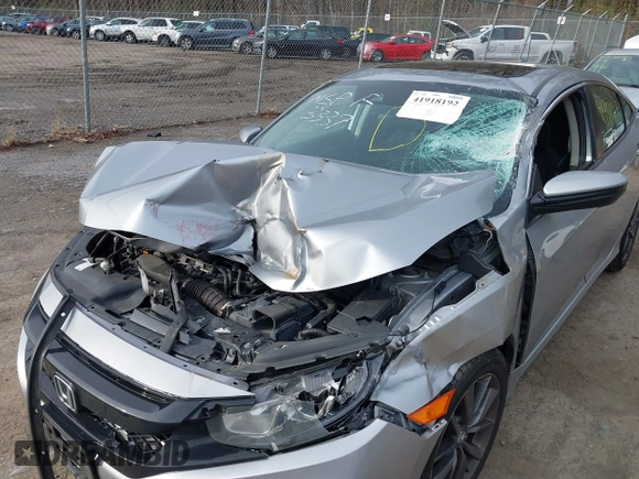 2020 Honda Civic Sedan EX with VIN 19XFC1F30LE213339, listed as a IAAI auction lot 41918192 with 89,363 mi miles. Bid and sale history available at carsss.com. Image 6.