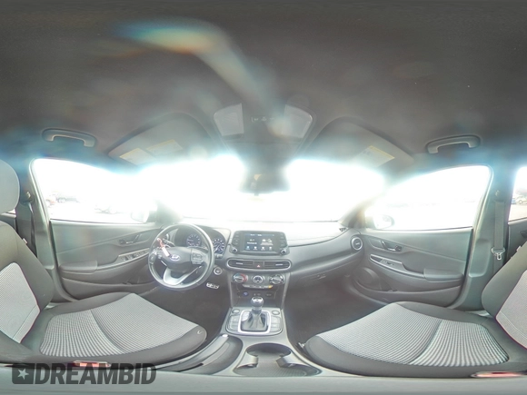 2021 Hyundai Kona Night Edition with VIN KM8K6CA52MU699063, listed as a Copart auction lot 45216775 with 58,340 mi miles and Salvage Title. Bid and sale history available at DreamBid. Image 14.