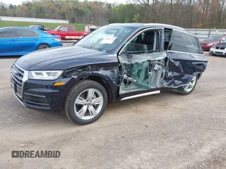 2019 Audi Q5 Premium Plus with VIN WA1BNAFY9K2144483, listed as a IAAI auction lot 41898239 with 54,676 mi miles. Bid and sale history available at carsss.com. Image 2.