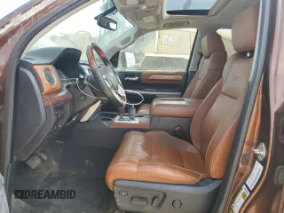 2015 Toyota Tundra 4WD Truck Platinum with VIN 5TFAY5F14FX438207, listed as a Copart auction lot 52706155 with 156,683 mi miles and Clean Title. Bid and sale history available at carsss.com. Image 7.
