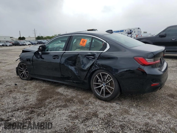 2022 BMW 3 Series 330e with VIN 3MW5P7J06N8C34517, listed as a Copart auction lot 78900564 with 38,126 mi miles and Non Repairable. Bid and sale history available at carsss.com. Image 2.
