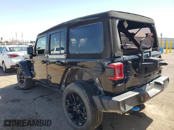 2024 Jeep Wrangler Sahara z VIN 1C4RJXP6XRW274744, wystawiony jako Copart lot #48572555 z przebiegiem 26 306 mil mil oraz Szkoda całkowita • Salvage title. Historia ofert i sprzedaży dostępna na DreamBid. Obrazek 2.