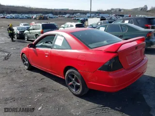 2001 Honda Civic EX with VIN 1HGEM22941L092569, listed as a IAAI auction lot 41520462 with 193,643 mi miles. Bid and sale history available at carsss.com. Image 3.