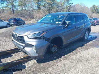 2021 Toyota Highlander L with VIN 5TDCZRBH6MS528171, listed as a IAAI auction lot 40330366 with 75,297 mi miles. Bid and sale history available at carsss.com. Image 2.