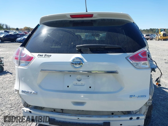 2016 Nissan Rogue SV with VIN KNMAT2MVXGP703040, listed as a IAAI auction lot 41781739 with 88,504 mi miles. Bid and sale history available at carsss.com. Image 16.