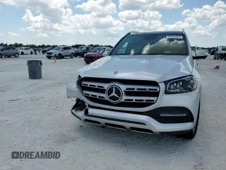 2021 Mercedes-Benz GLS 450 with VIN 4JGFF5KE5MA465206, listed as a Copart auction lot 55974954 with 60,964 mi miles and Salvage Title. Bid and sale history available at DreamBid. Image 12.