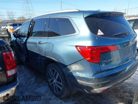 2016 Honda Pilot Elite with VIN 5FNYF6H04GB060786, listed as a IAAI auction lot 41335550 with 152,863 mi miles. Bid and sale history available at carsss.com. Image 3.