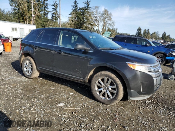 2012 Ford Edge Limited with VIN 2FMDK4KC1CBA30813, listed as a Copart auction lot 51826595 with 140,473 mi miles and Salvage Title. Bid and sale history available at carsss.com. Image 4.