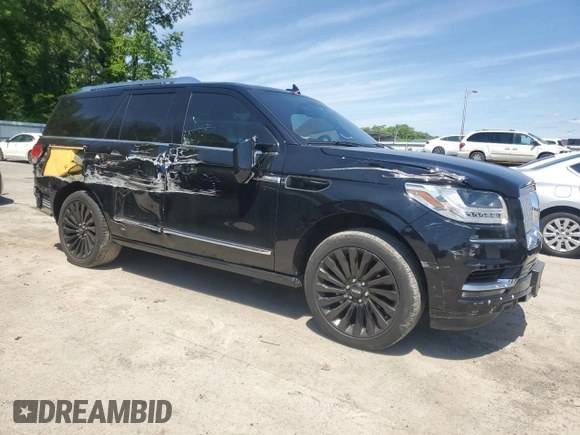 2018 Lincoln Navigator Reserve with VIN 5LMJJ2LTXJEL10513, listed as a Copart auction lot 56628105 with 64,799 mi miles and Salvage title. Bid and sale history available at DreamBid. Image 4.